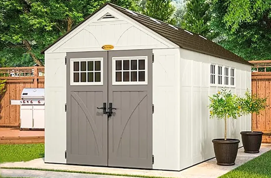 Suncast 8' x 10' Heavy-Duty Resin Tremont Storage Shed