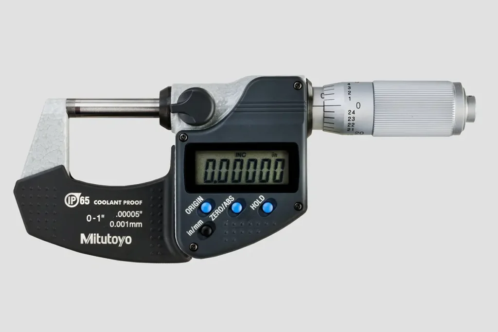 mitutoyo digital micrometer