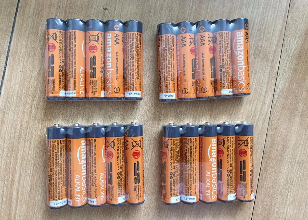 Amazon Basics AAA Alkaline High-Performance Batteries