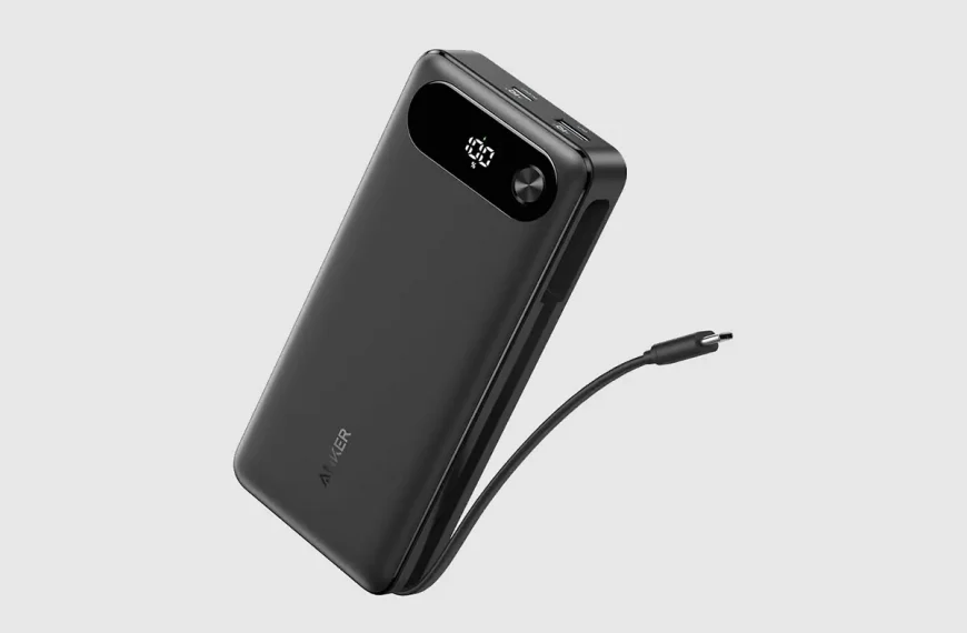 Anker Power Bank, 20,000mAh Travel Essential…