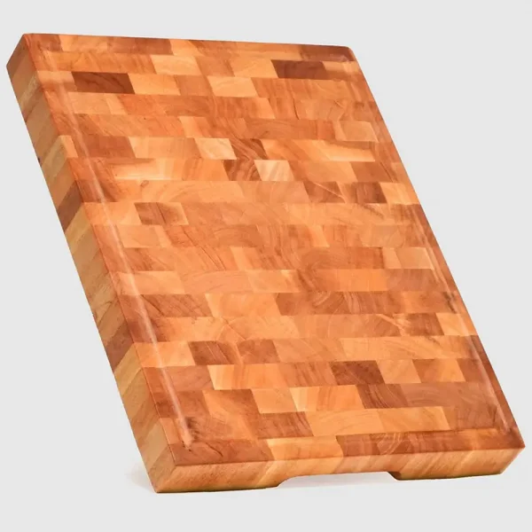 SHUMARU Mahogany End-Grain Wood Cutting Board